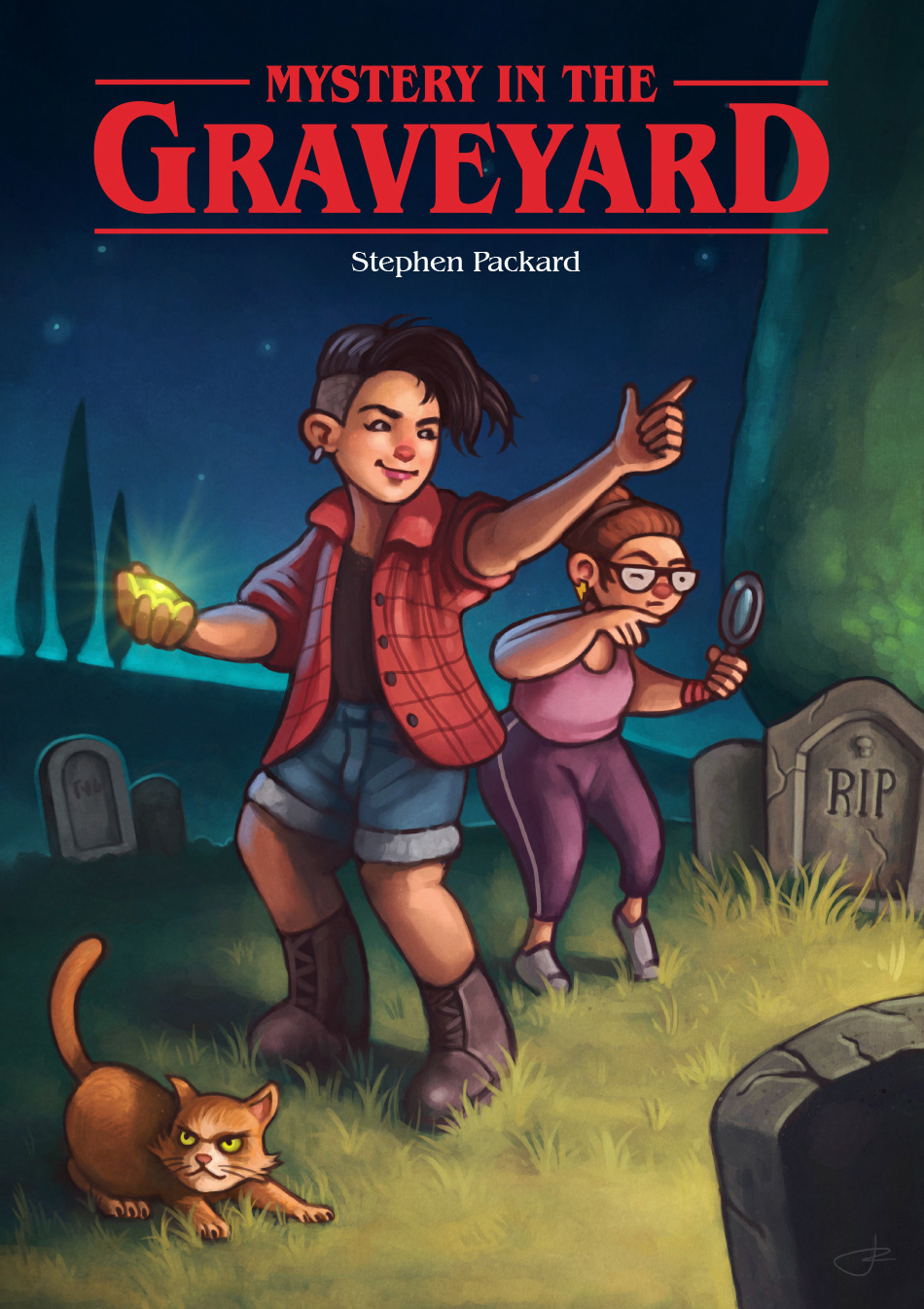young adults mystery graveyard book cover Stranger Things