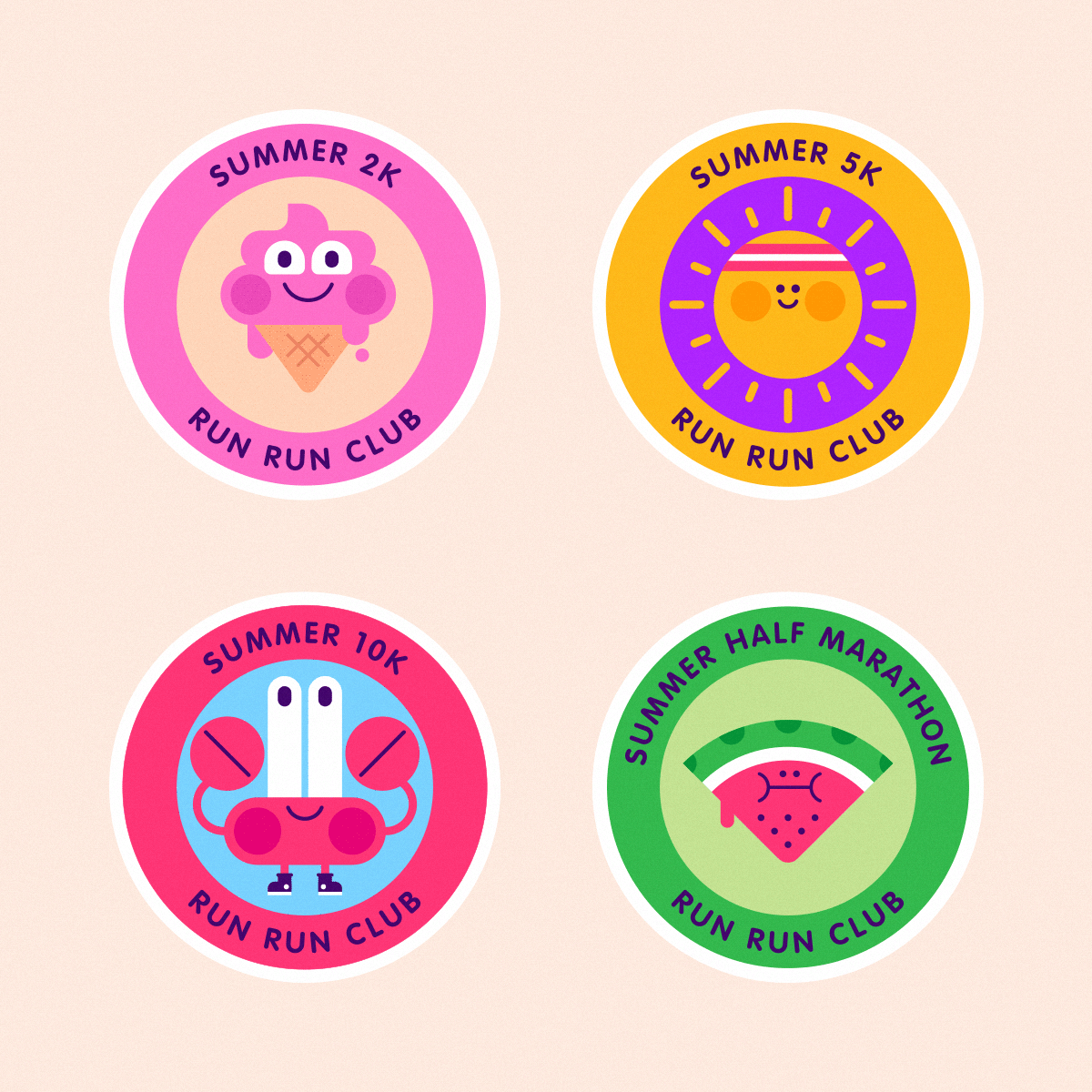 Badges cute ILLUSTRATION  patches vector