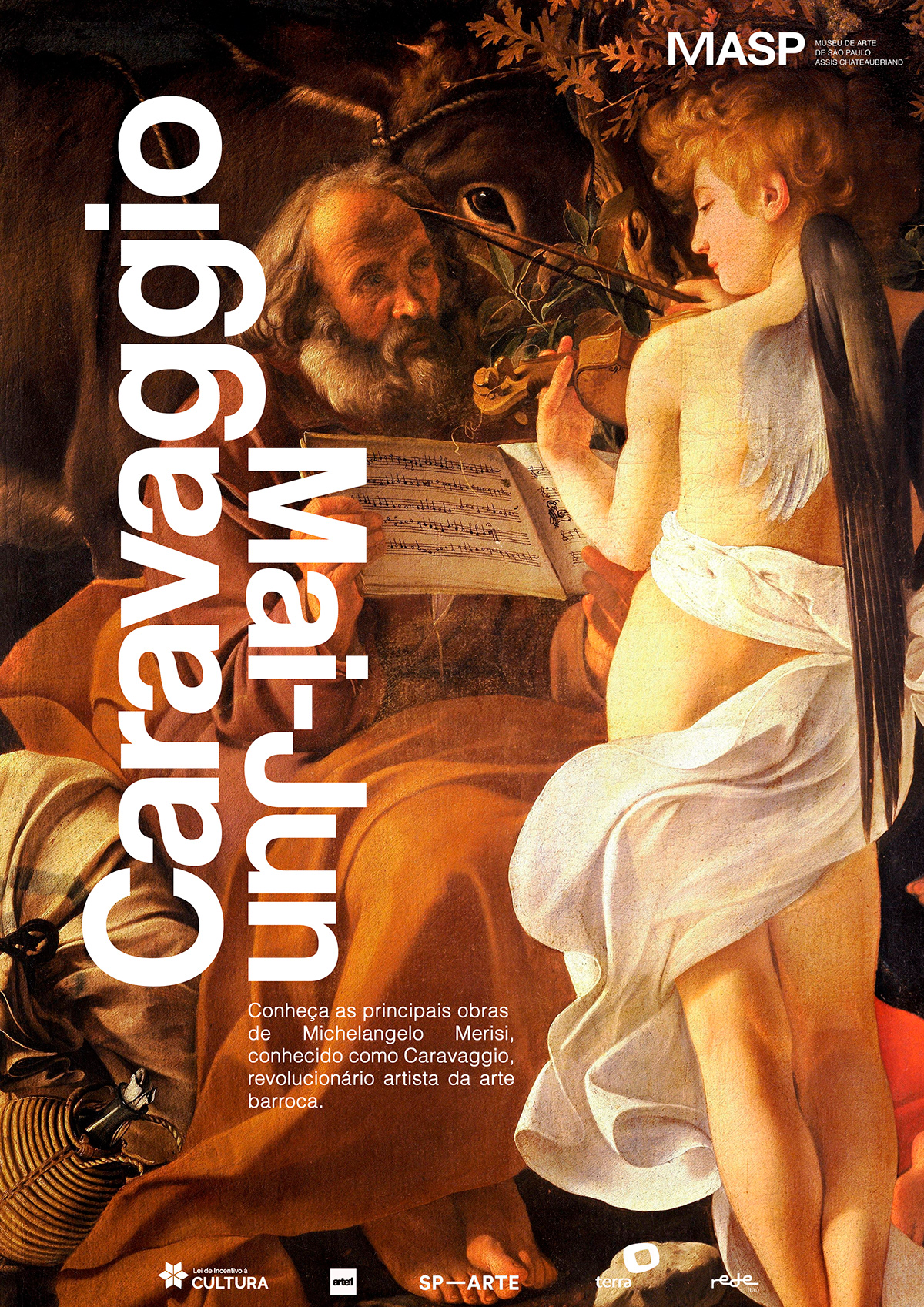 caravaggio Exhibition  graphic design  Museum Design poster Art Exhibition Advertising  visual identity