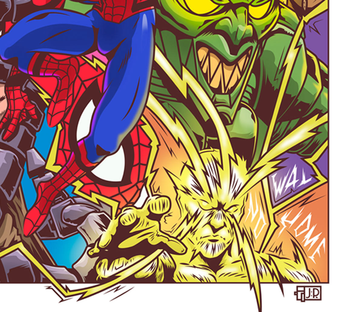 comic graphic design  ILLUSTRATION  joejr marvel movie no way home peter parker poster spiderman