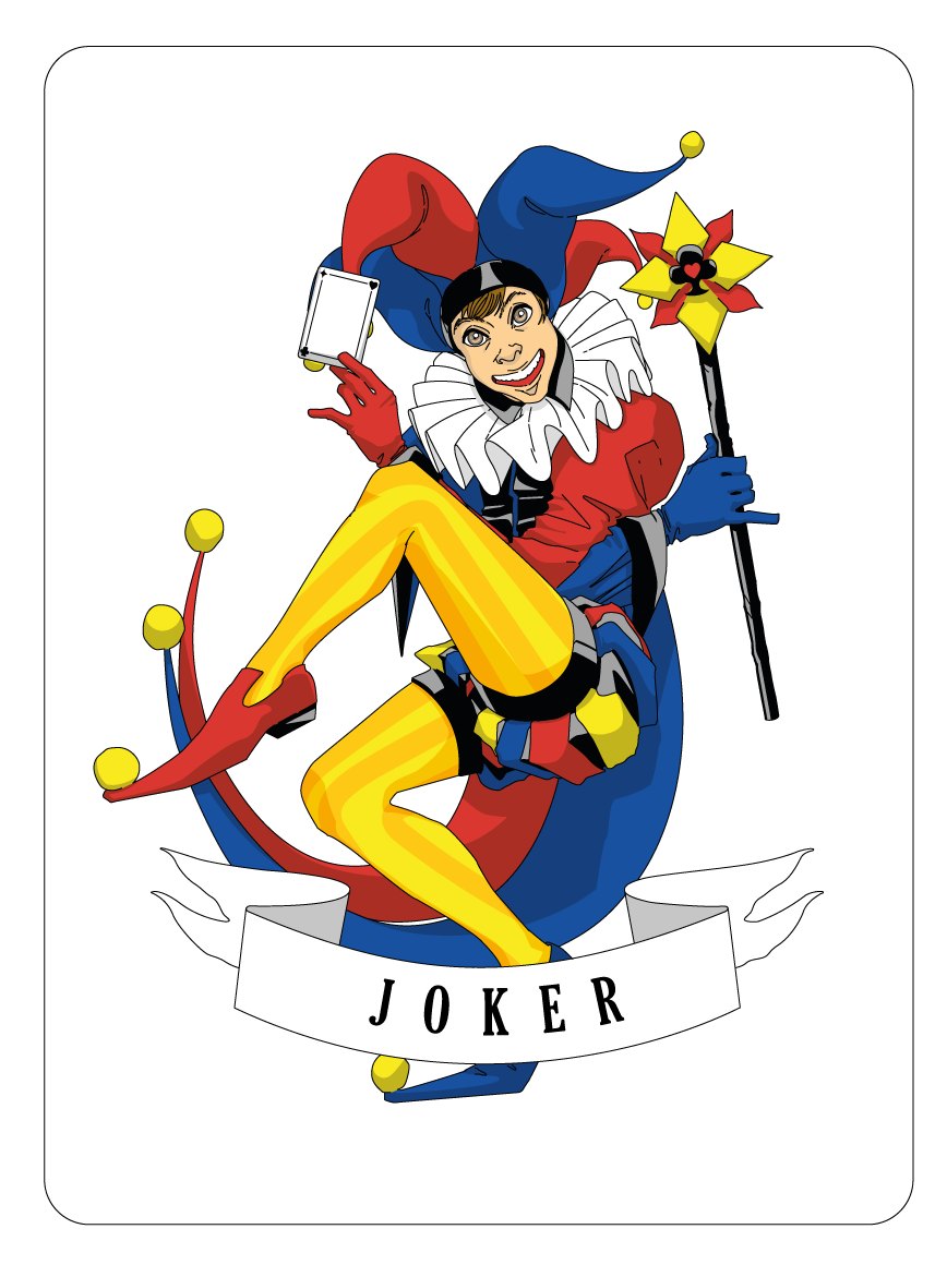 ILLUSTRATION  Playingcards cards Illustrator vector joker