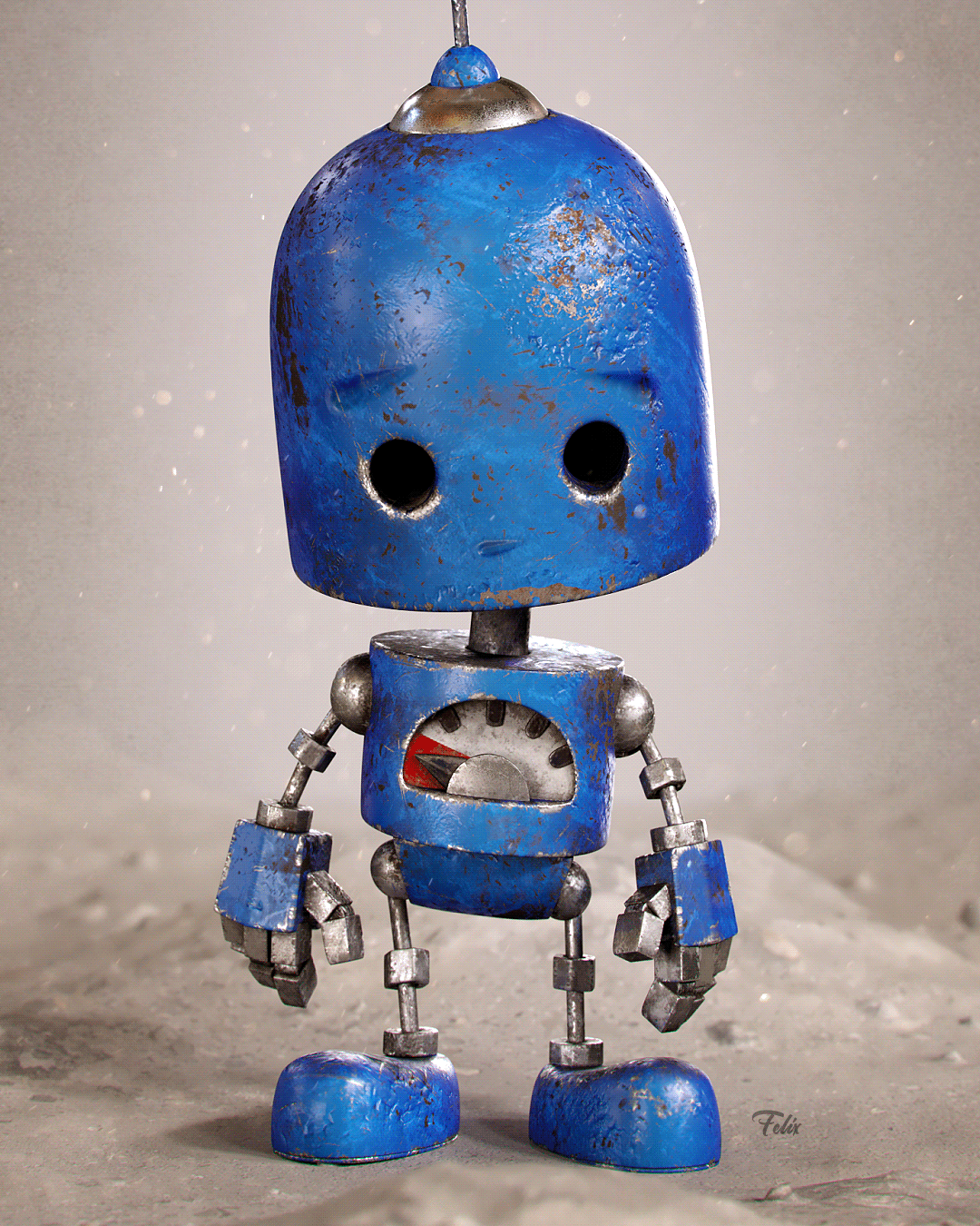 #cute  #lobely #Mecha #robot  #sad