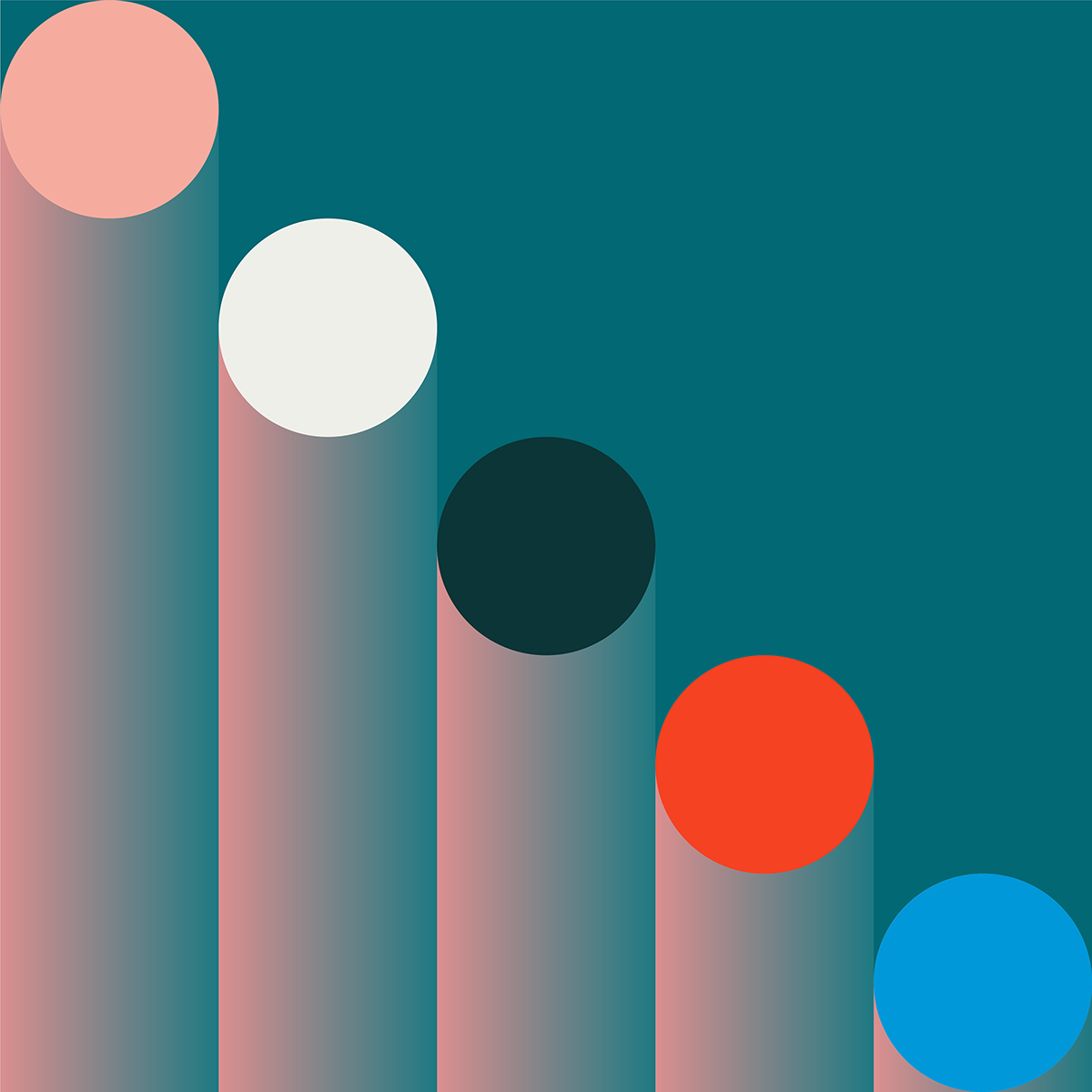 abstract colorful Digital Art  geometric graphic design  ILLUSTRATION  minimal Pop Art poster simple