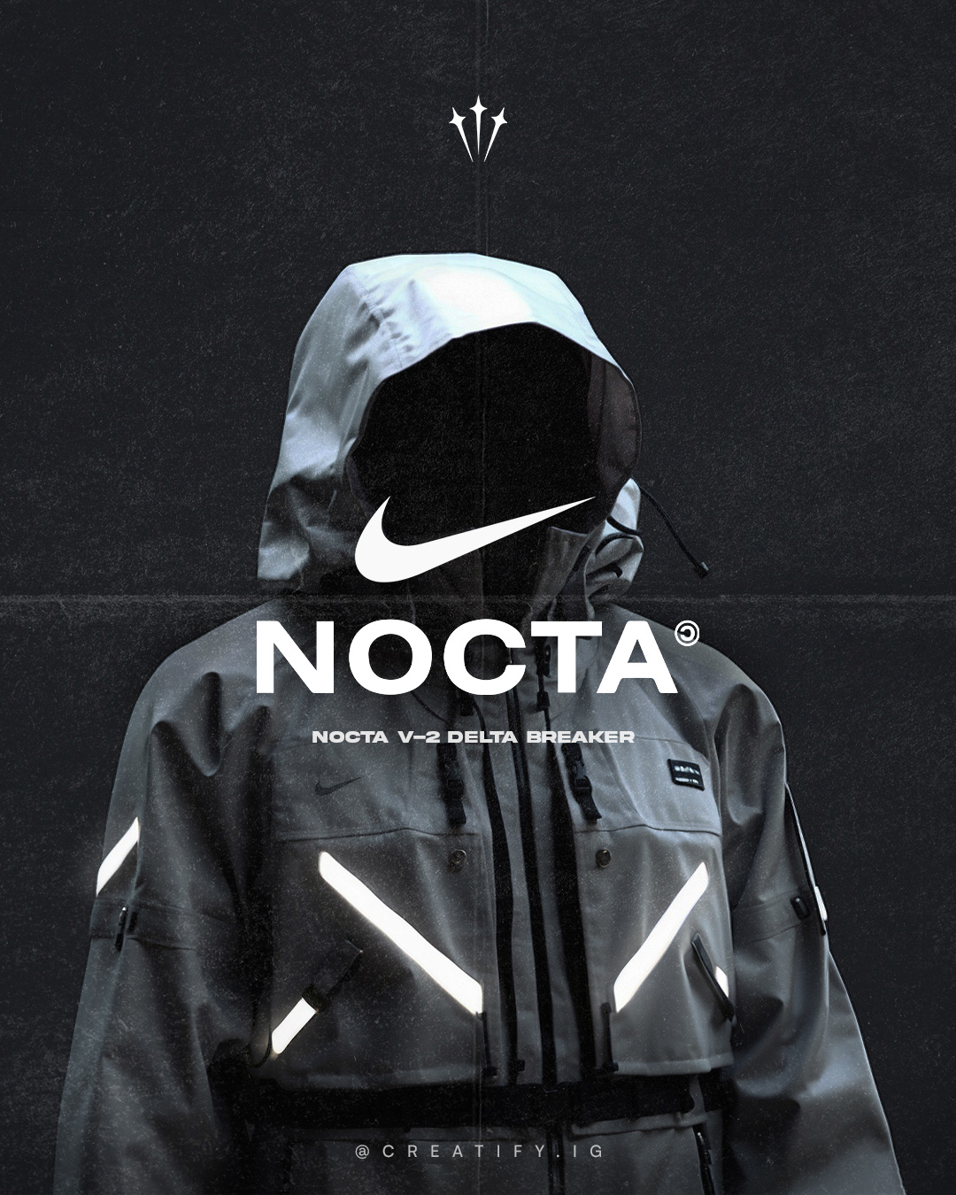 Clothing Fashion  design nocta Nike ai concept art graphic design  apparel streetwear