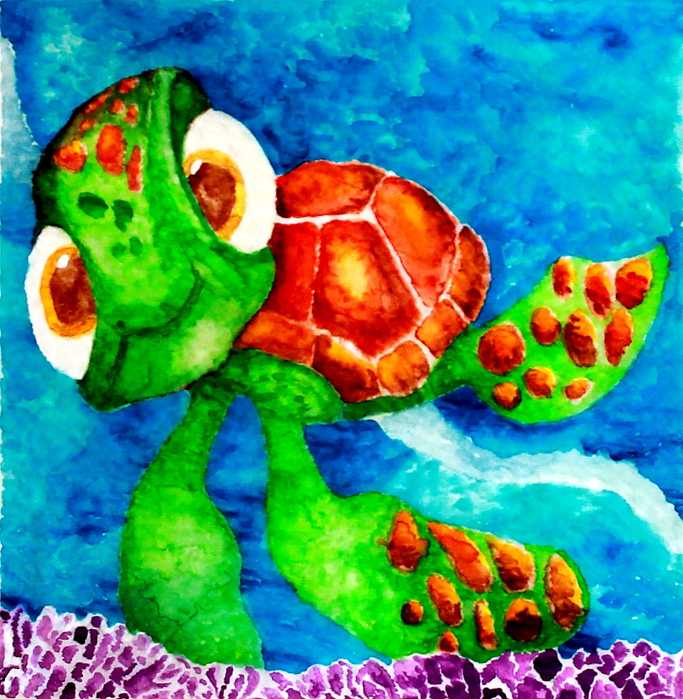Turtle animal art DUDE!