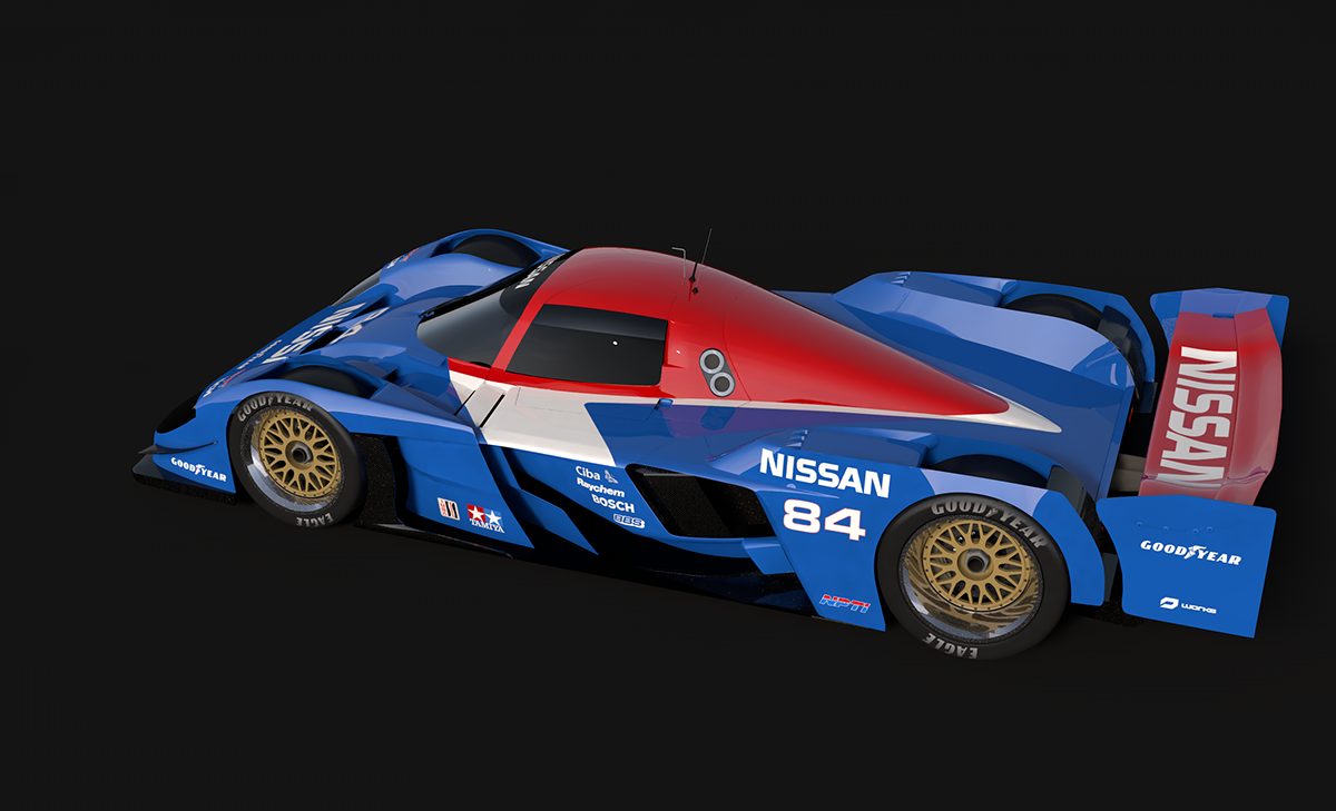 car design livery design Race Graphics 3D model