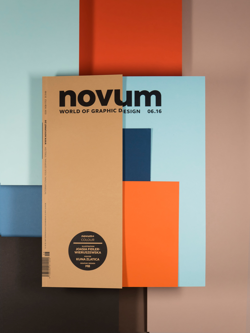 design magazine Layout print finishing special binding fine paper colour color magazine novum novum magazine print editorial paper stock split run