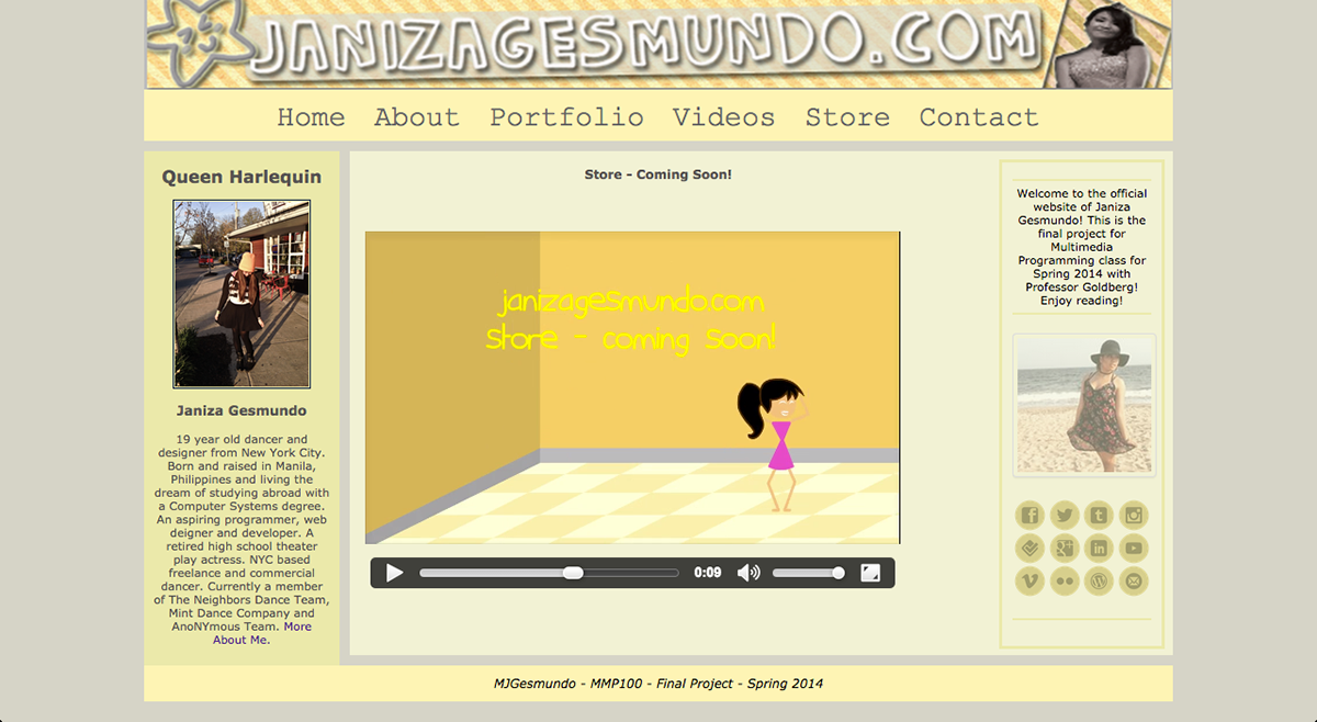 website project Multimedia Programming