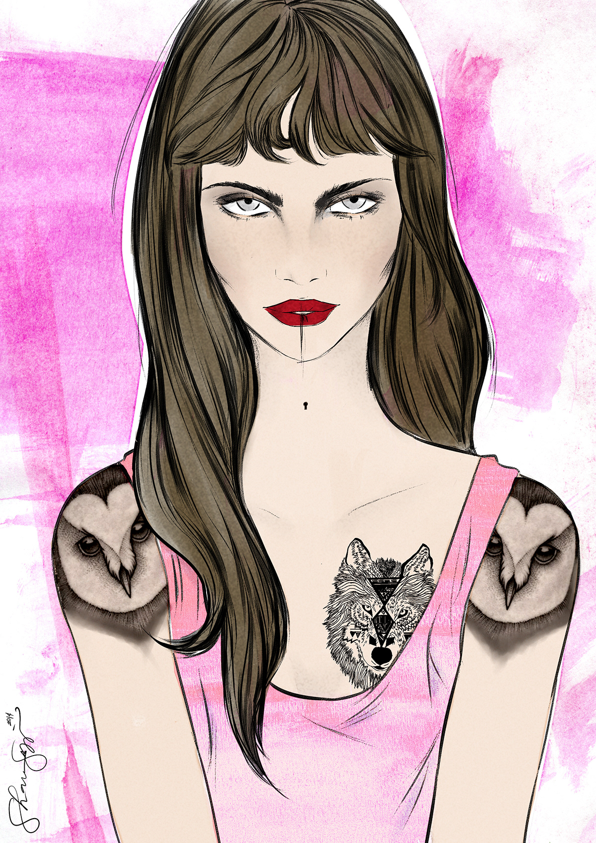 misshaunsager tattoo girl