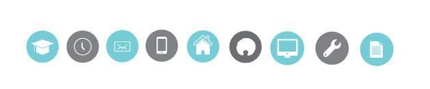 Resume  Icons  design  logo resume icons