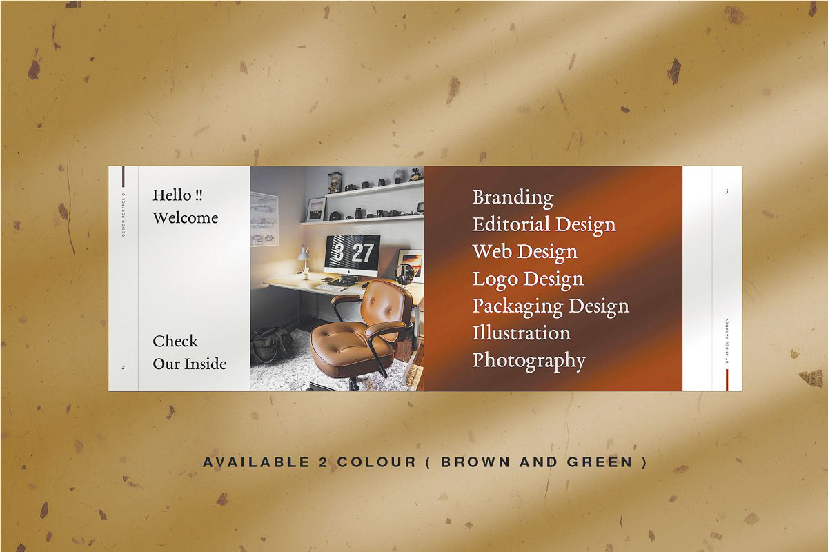 brochure business clean creative graphic design  Graphic Designer minimal Multipurpose portfolio