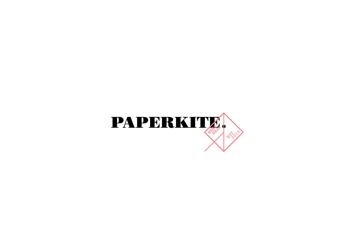 shoes brand clothes shop egypt concept Paperkite design bag Label logo
