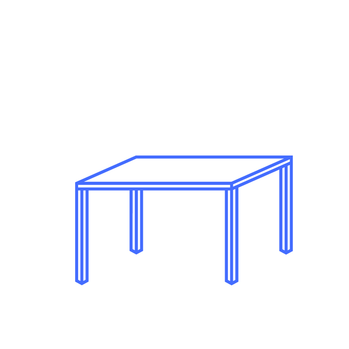 visual identity co-working Space  logo horse table stable