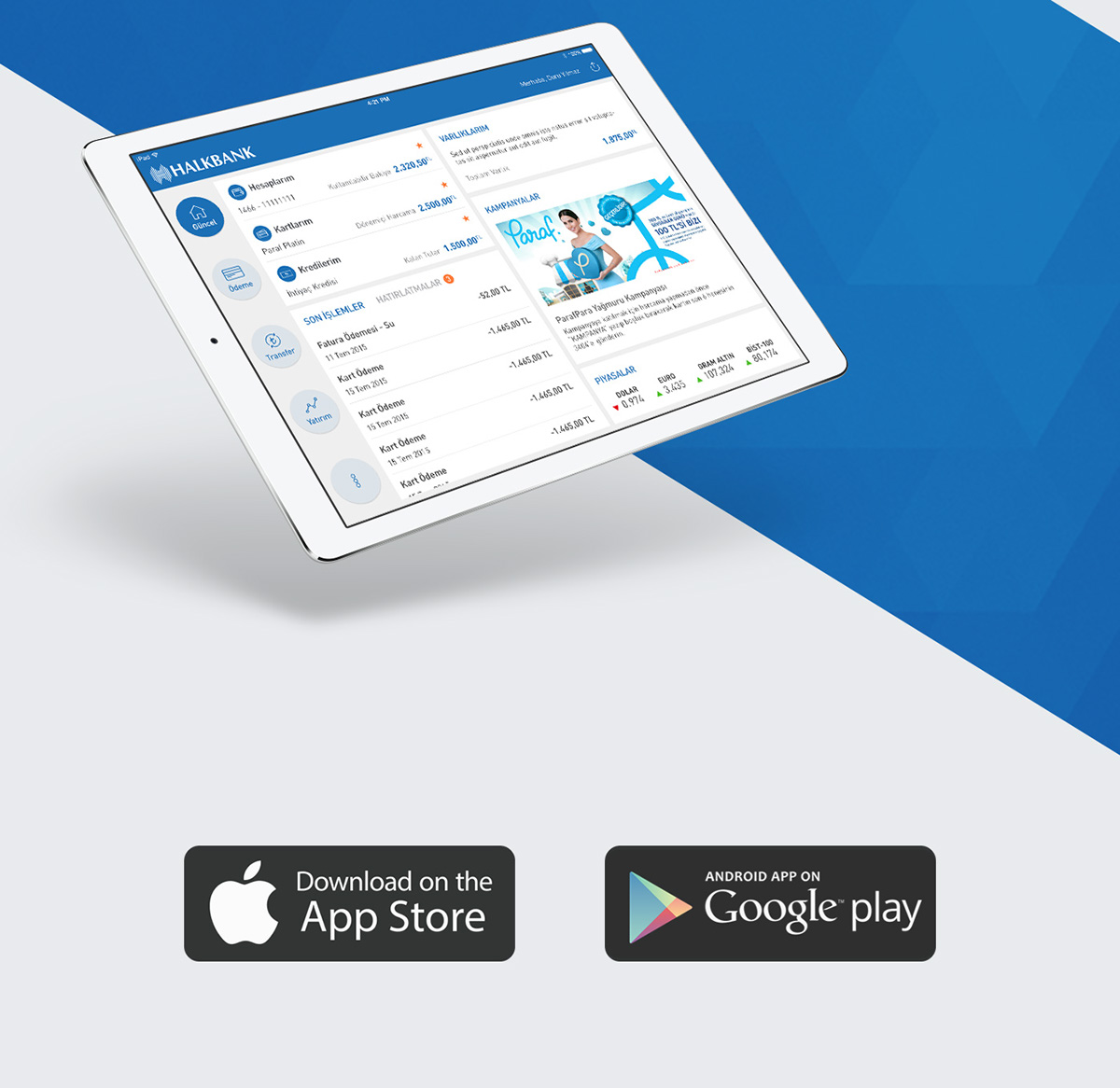 Halkbank banking mobile app application UI ux wireframe Bank ios