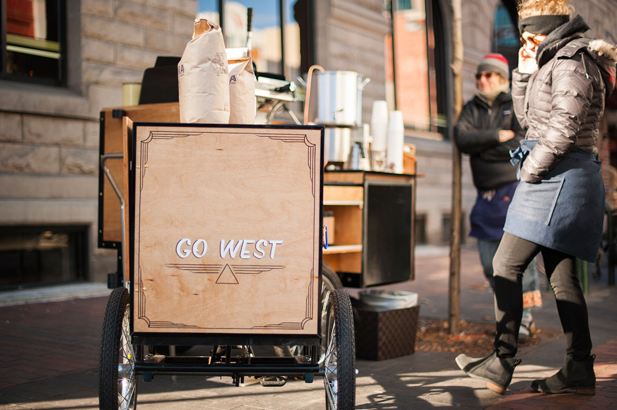 Coffee Bicycle cart boise