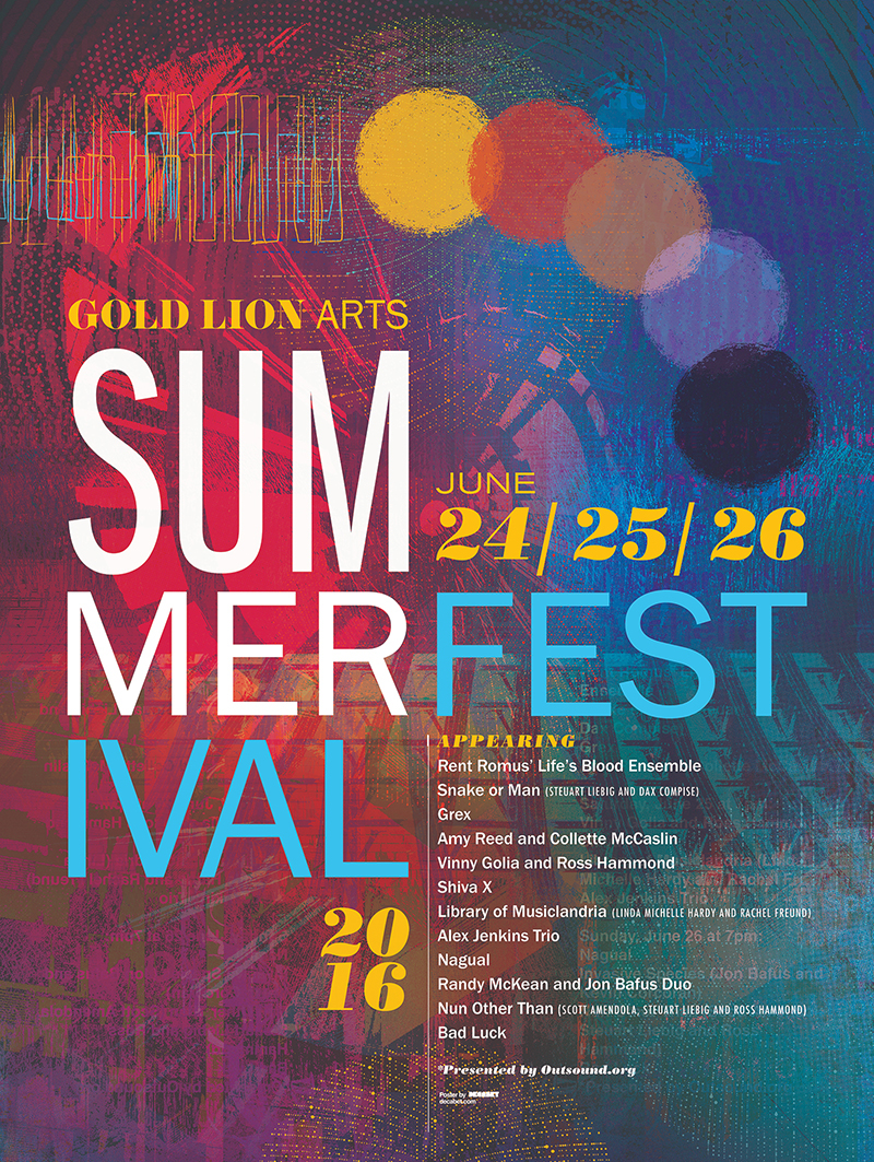 Gold Lion Summer Arts Festival on Behance