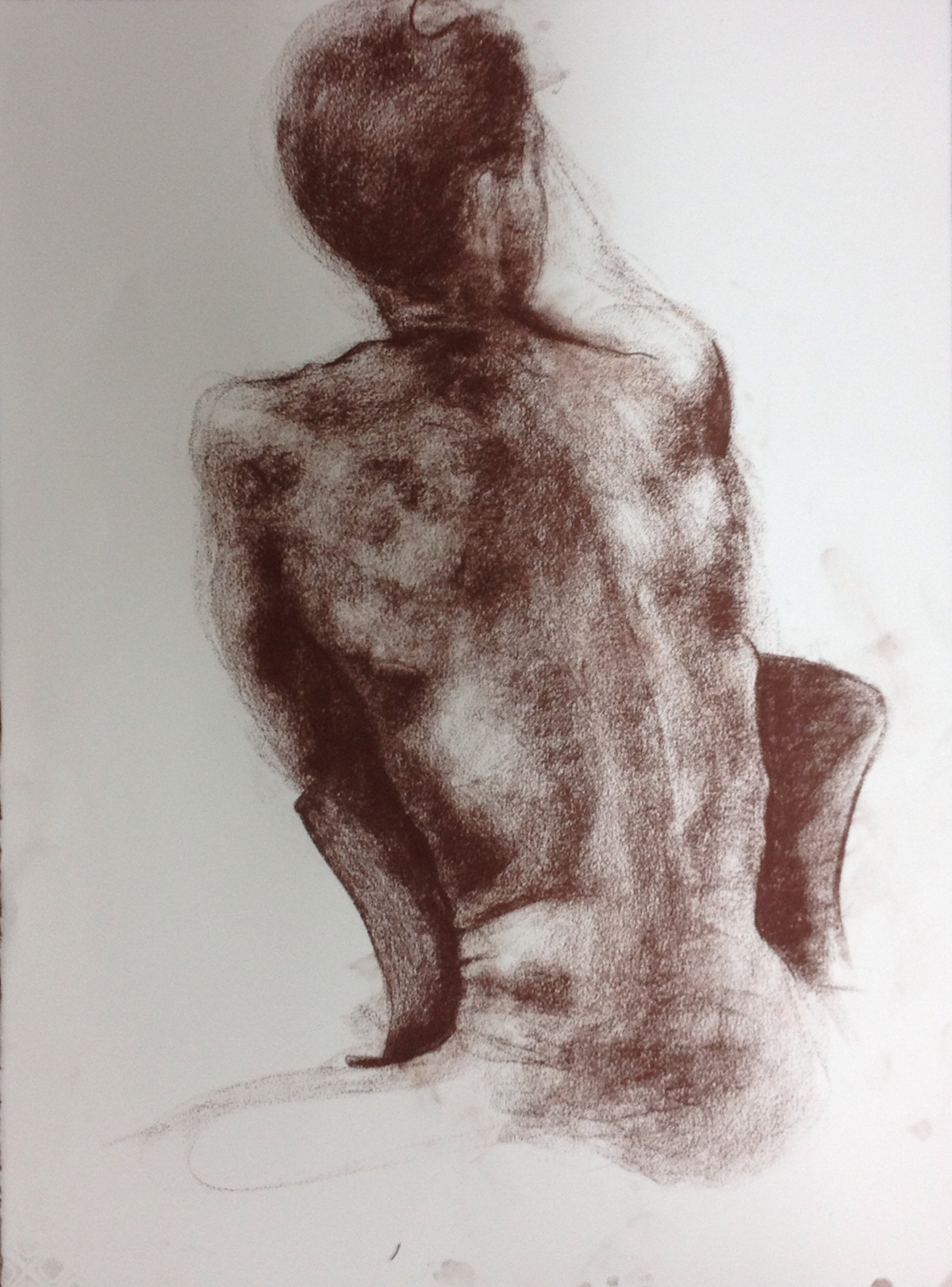 Chiaroscuro  charcoal conte gesture figure Figure Drawing anatomy