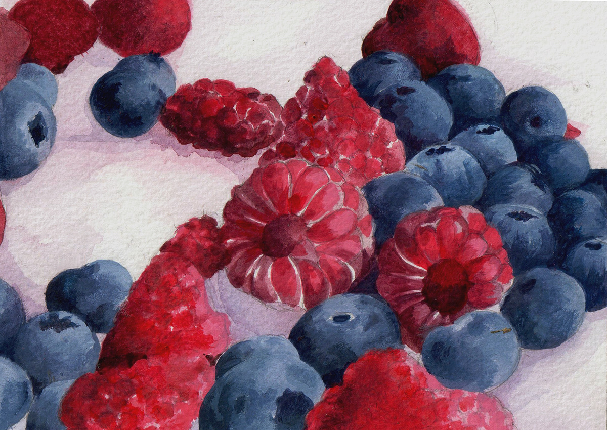 raspberry blueberry