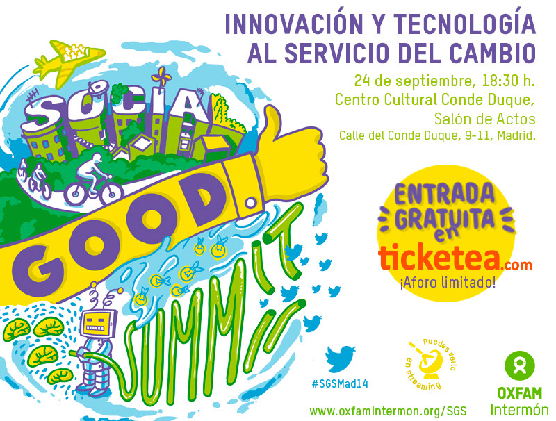 Social Good Summit madrid innovation spain Francisco Poyatos social media Oxfam International