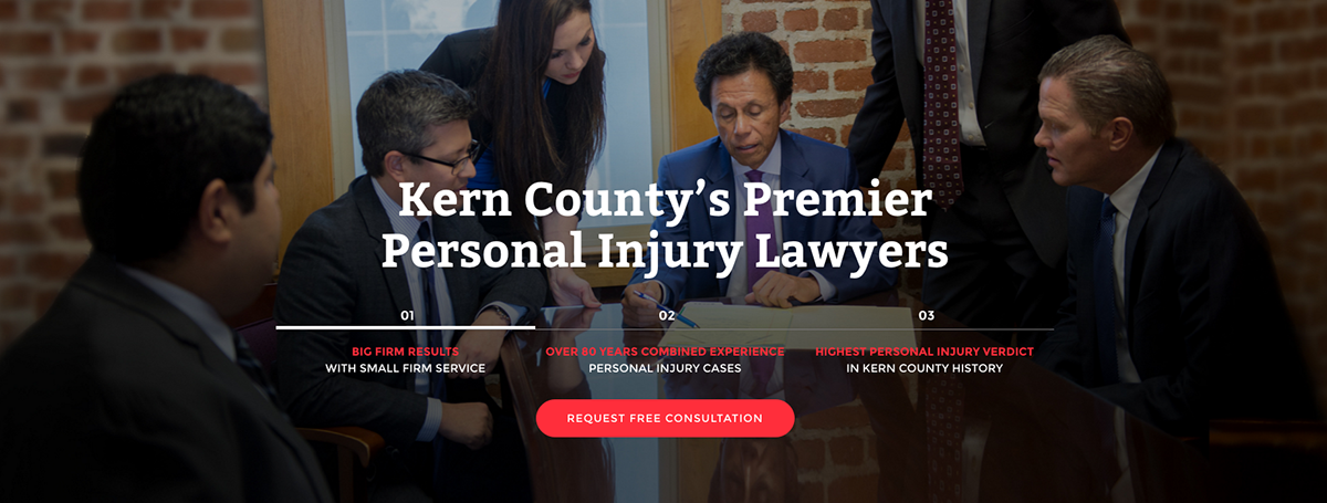 law firm attorney lawyer website header