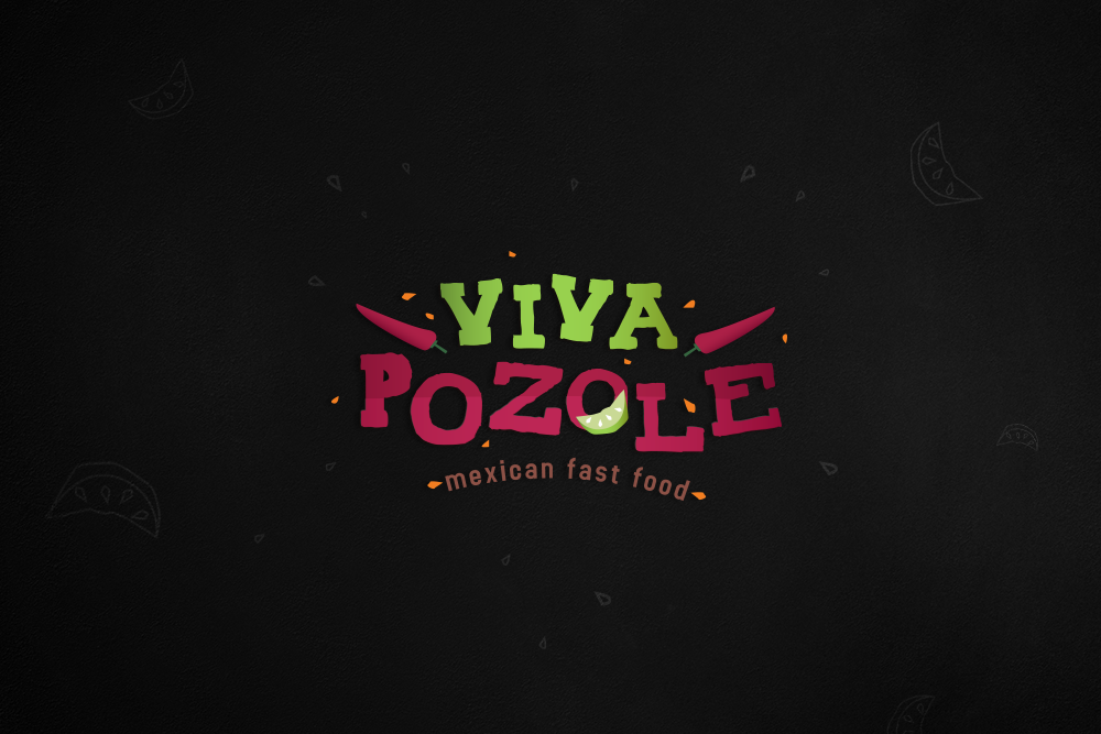 Pozole logo savage Viva Mexican mexico identity card business Web miguel basurto