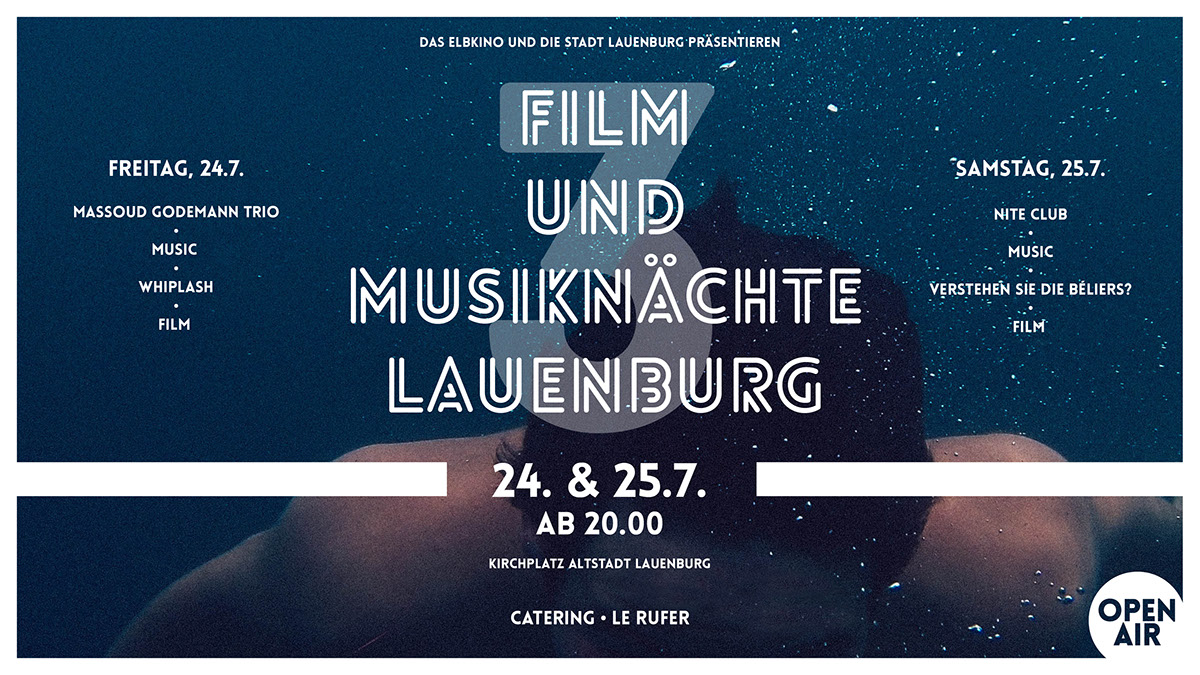 poster affiche print Event festival summer lauenburg typo germany