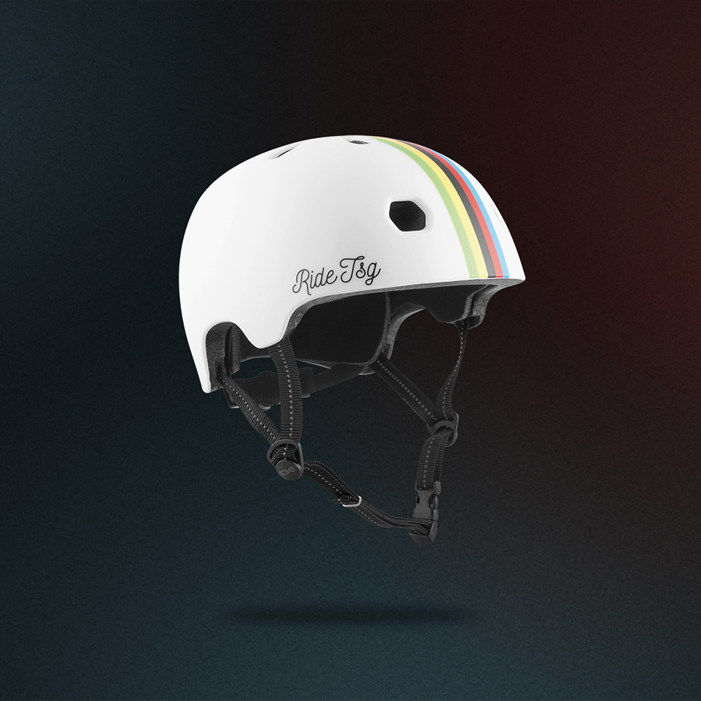 TSG Helmet protection knee gloves burger camo skateboard bmx MTB