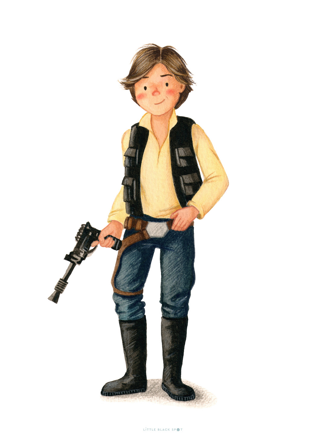 star wars Han Solo Princess Leia new hope force awakens Leia Obi-Wan darth vader jedi luke Children's Books children