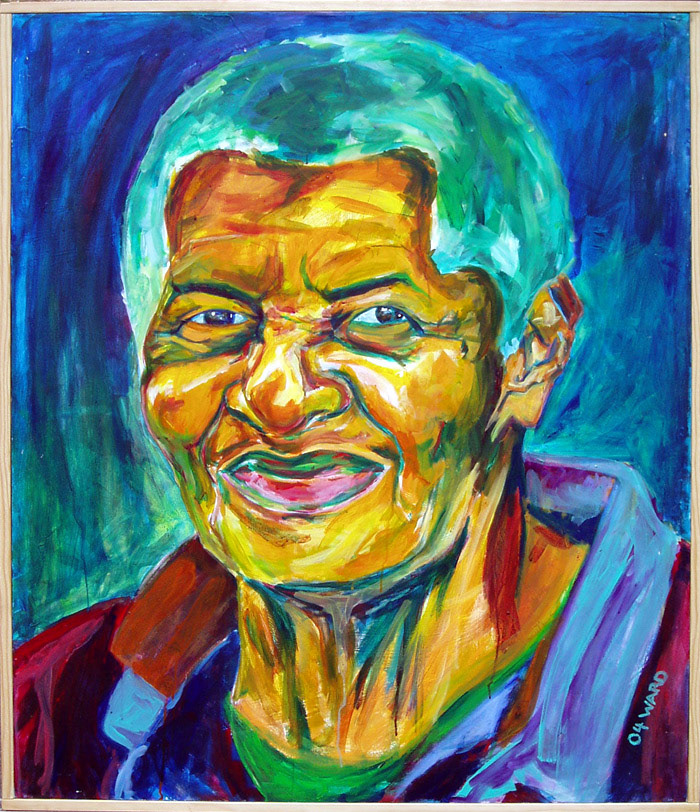 acrylic canvas Bahamas bahamian Portraiture portrait