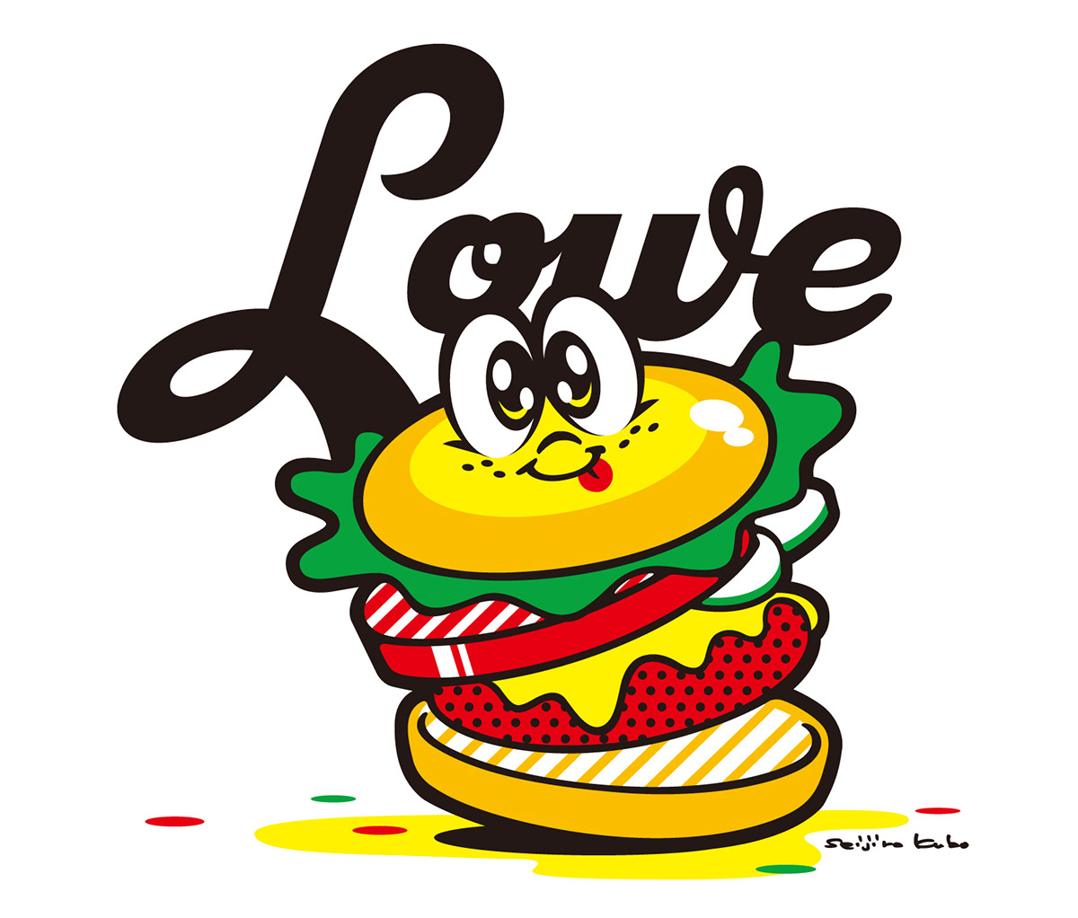 characterdesign chracter food illustration foodart hamburger hot dog ILLUSTRATION  junkfood Pop Art popcorn