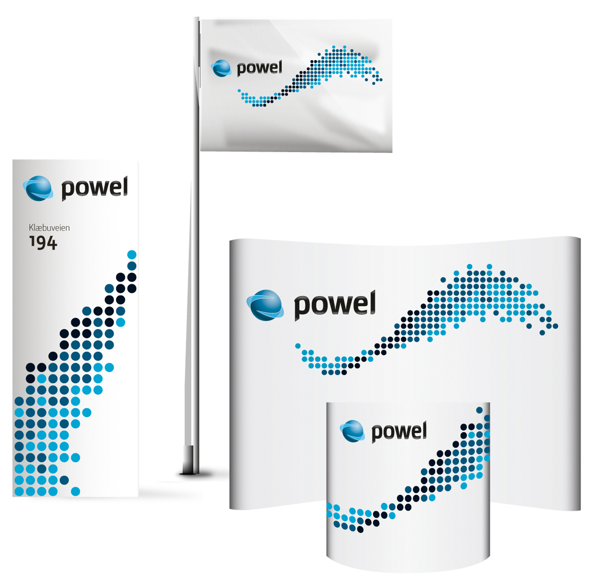 Total Identity powel brand identity identity brand Powel AS