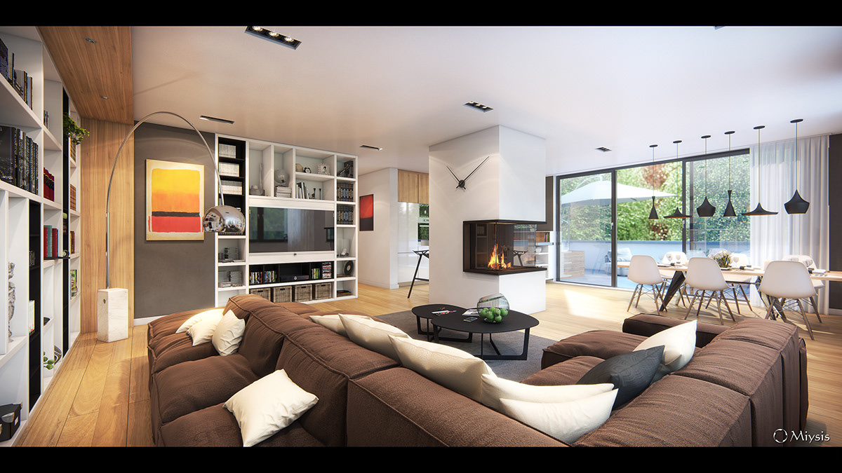 miysis studio 3d architectural visualization HOUSE DESIGN Interior