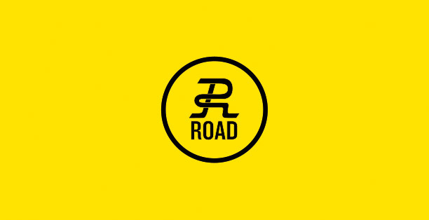 Logotype logo road yellow black brand Street