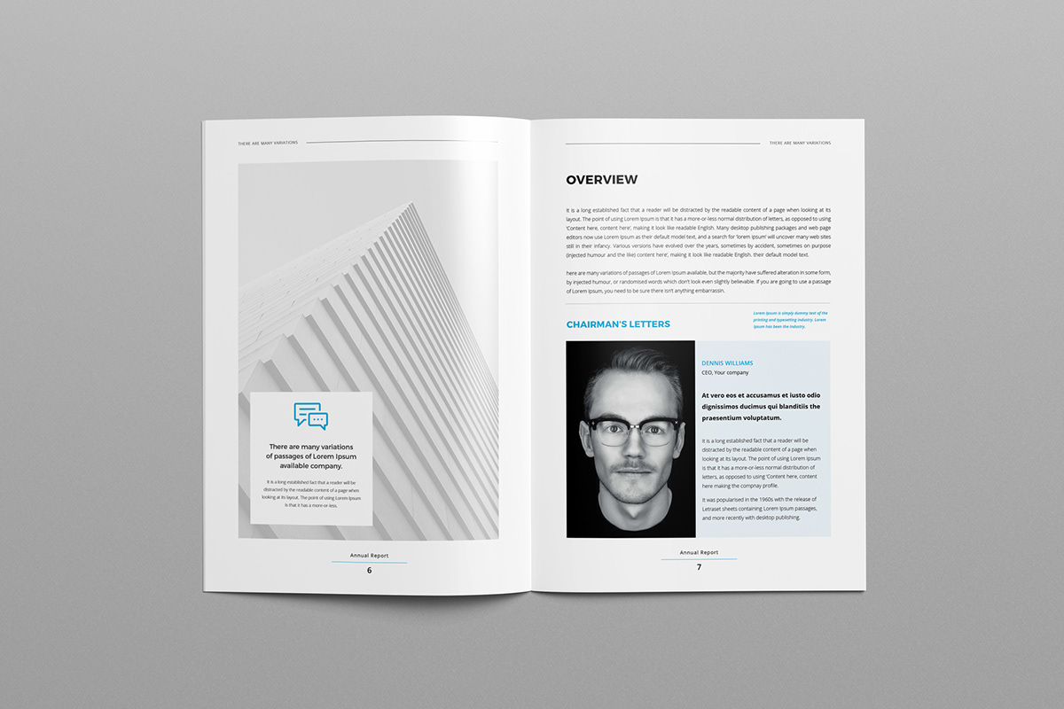Annual Report on Behance With Chairmans Annual Report Template