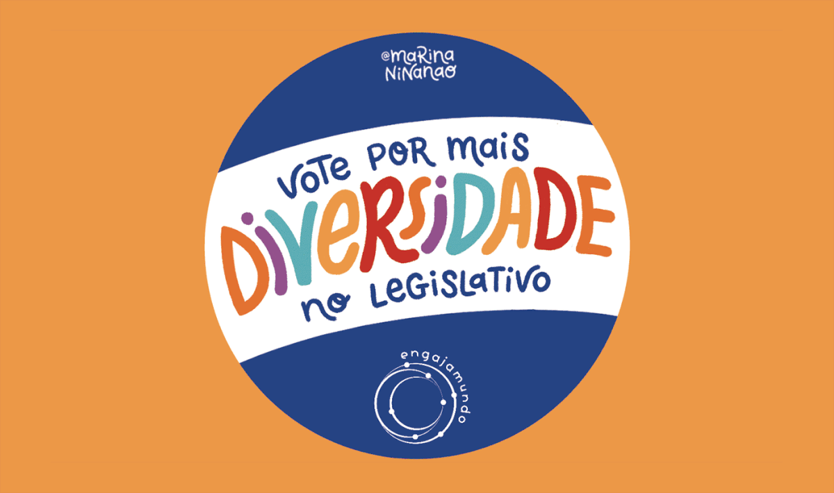 campaign digital illustration eleições 2022 engajamundo lettering politics procreate illustration Sticker Design vote
