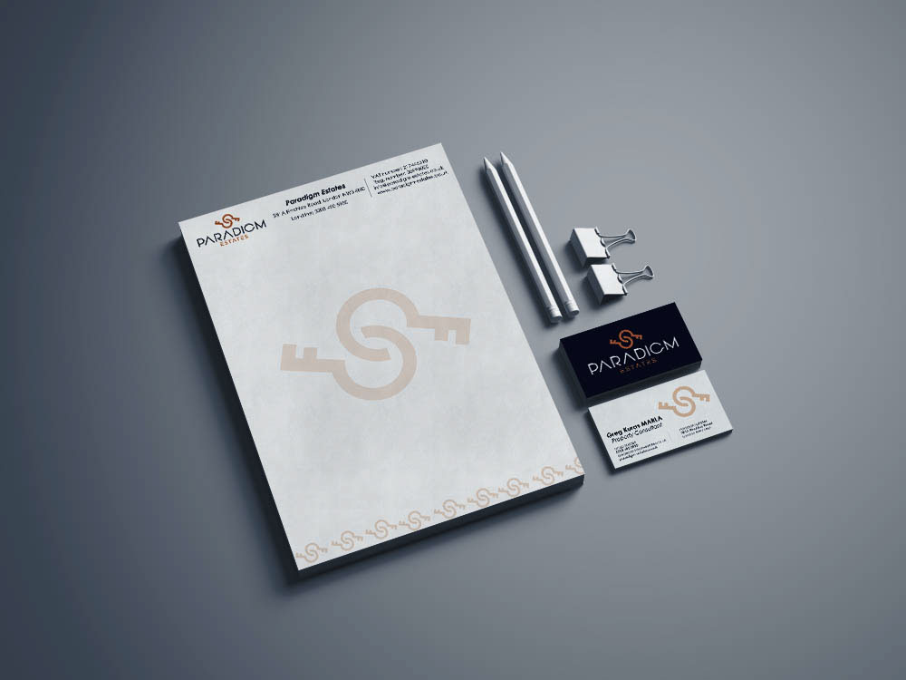 Letterhead desugn graphic design  adobe illustrator Business card design stationery design vector design