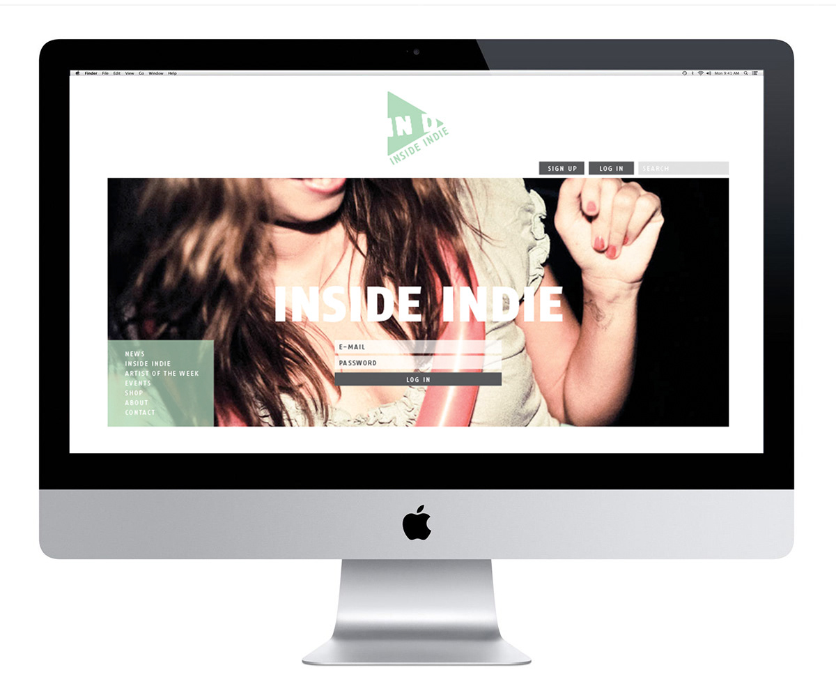 indie Platform online Website cd Corporate Design identity brand