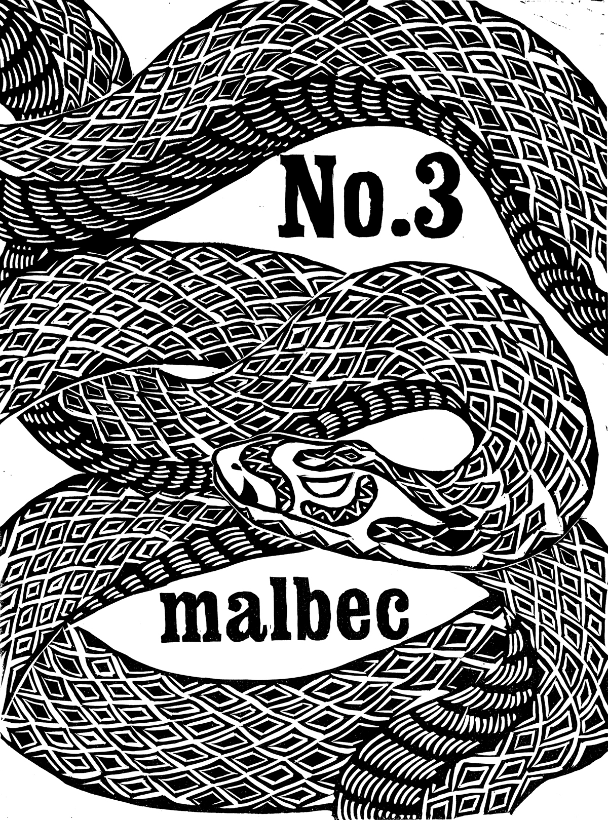 wine printmaking labels Screenprinting relief prints deer snake octopus raven macabre