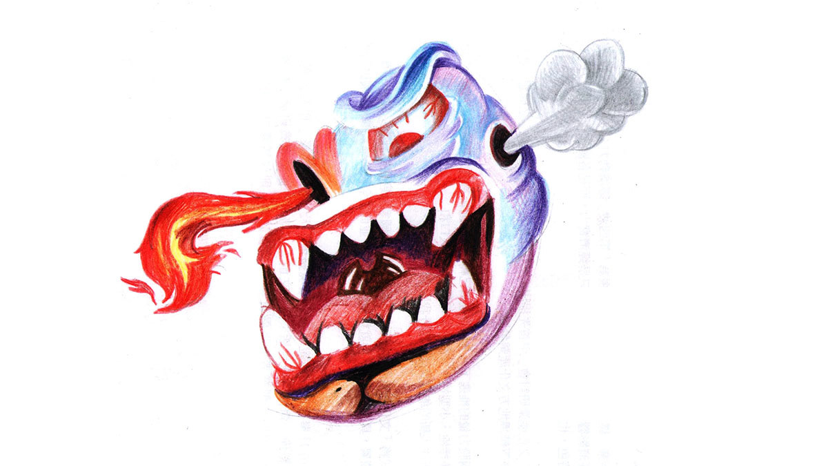 painting   art Drawing  doodle digital face Character design taiwan sketch