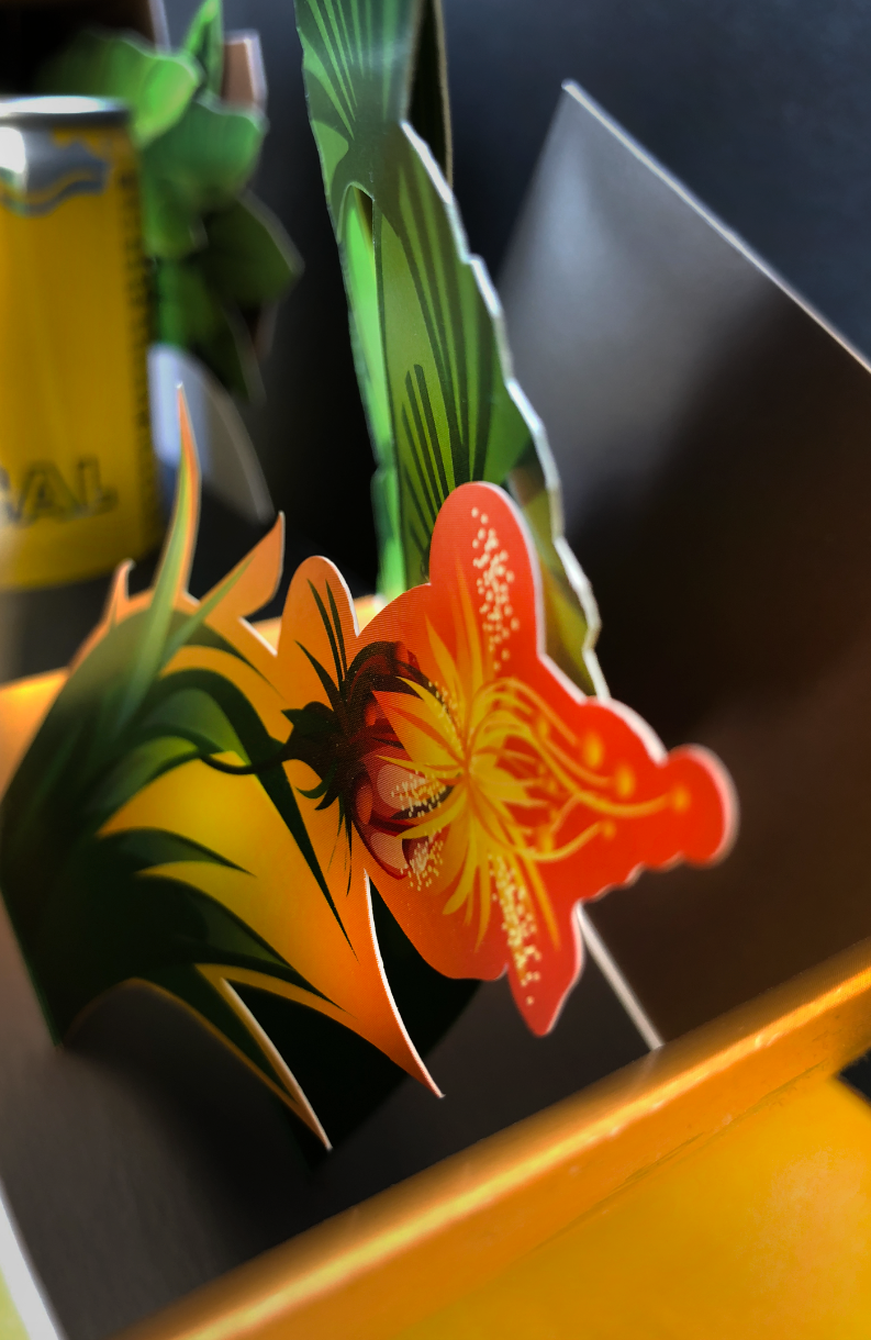 Red Bull Summer Edition TROPICAL EDITION yellow energy drink Tropical Packaging launch Latvia