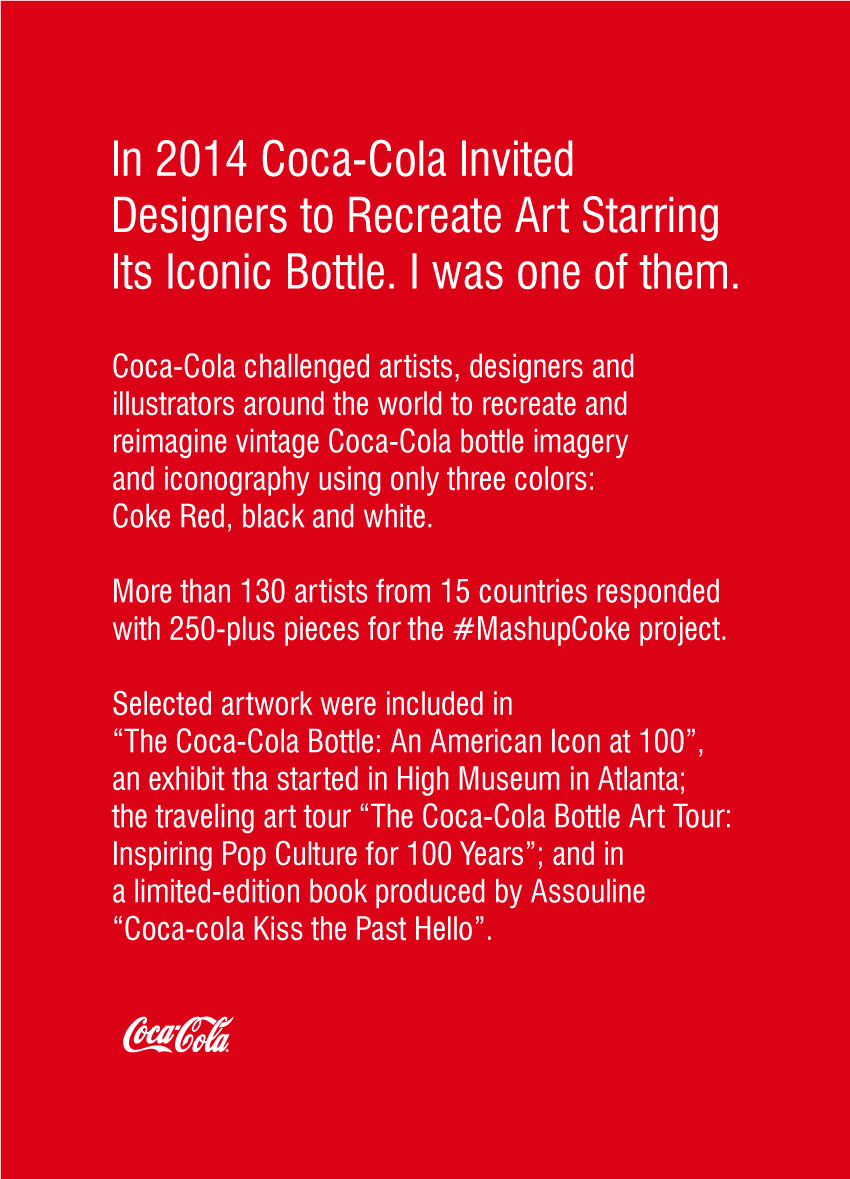 Mashup Coke Celebrating 100 years of the Coca-Cola Bottle. coke Brazil