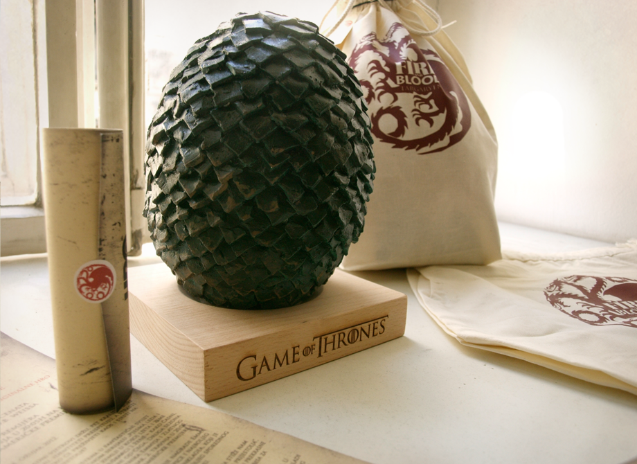 Game of Thrones hbo press kit design Dragon's Egg Event premiere