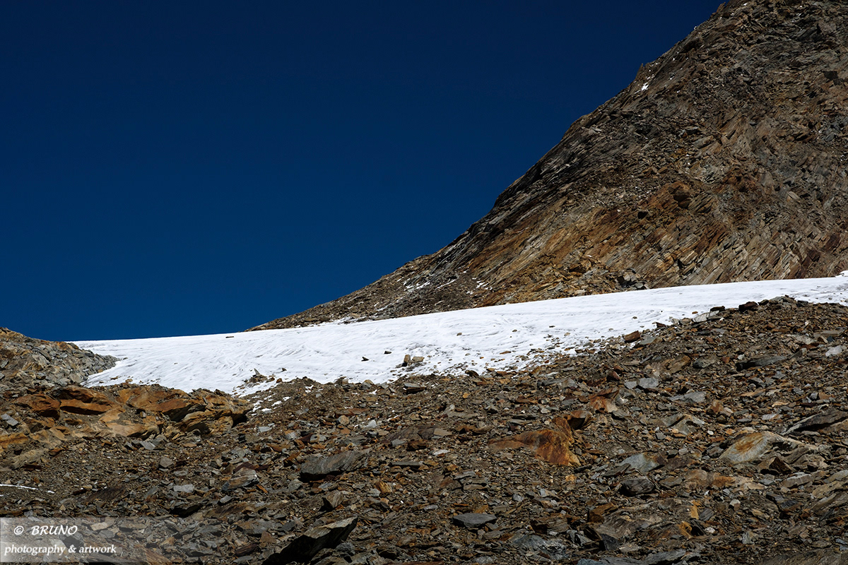 Triftglacier Triftgletscher Hohsaas Saastal climate change hiking