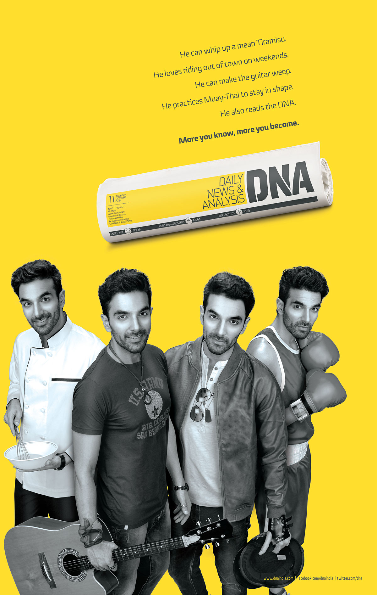 DNA Advertising  editorial logo masthead masthead design newspaper Newspaper Ad newspaper design visual identity