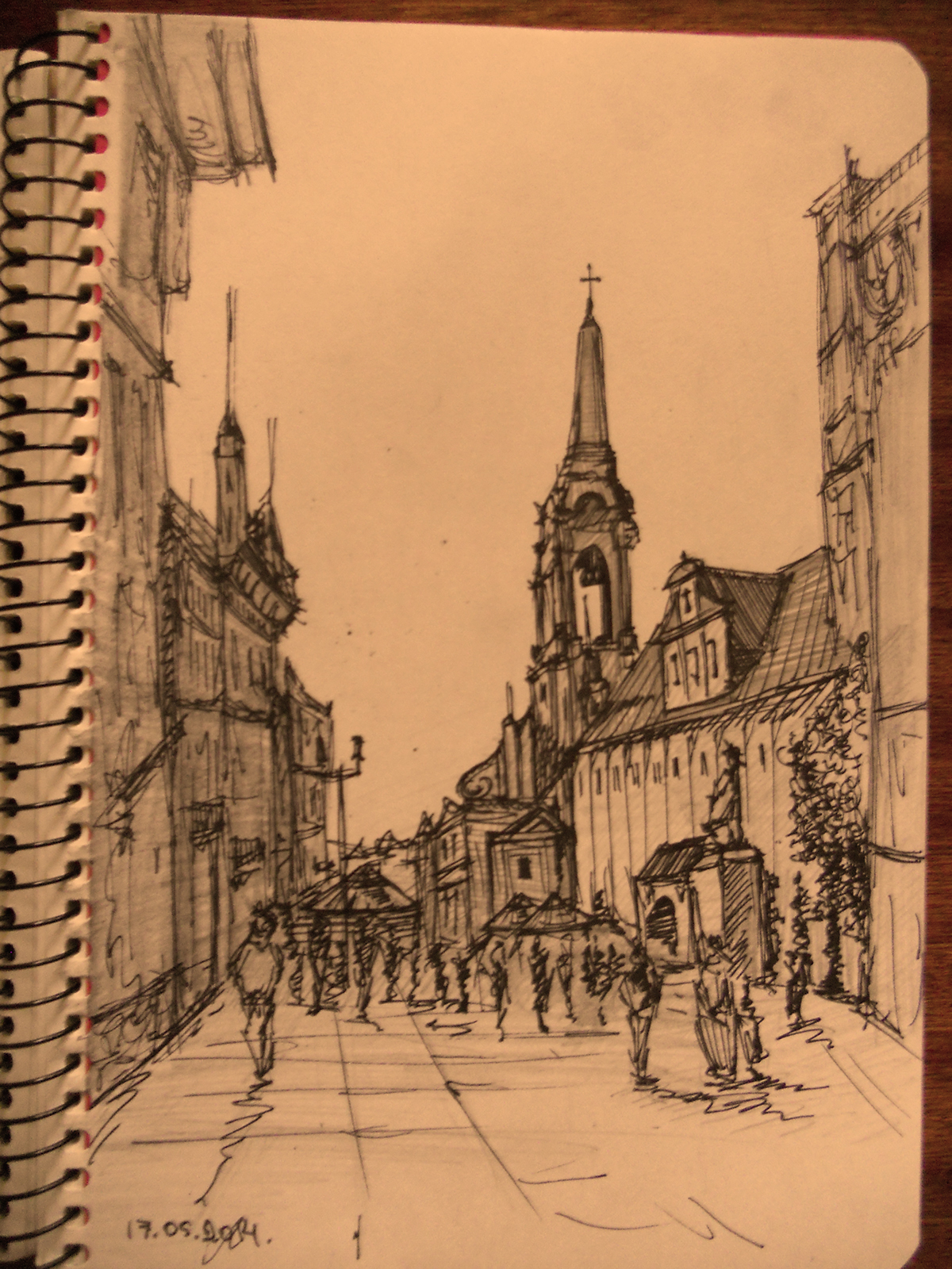 sketch Urban URBANSKETCHERS pen sketchbook