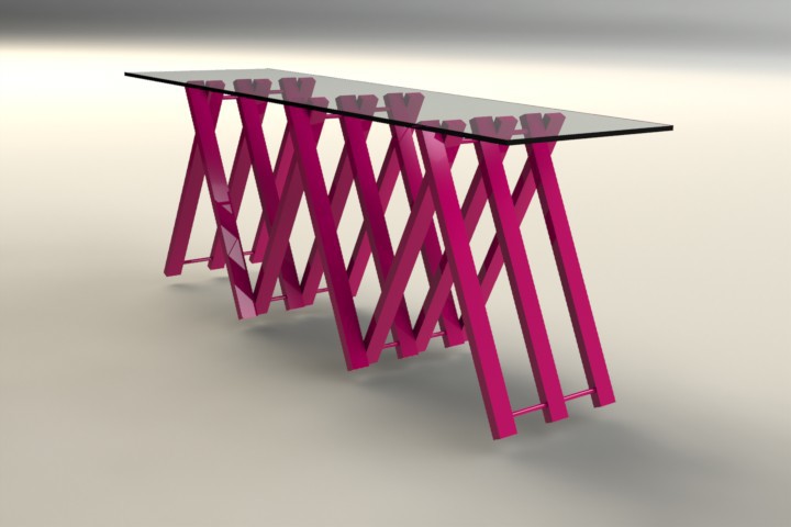 mesa mesa lateral coffe table mesa de centro dobra pantográfica Multifuncional