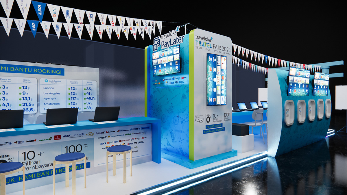 Exhibition  booth Exhibition Design  expo 3D exhibition stand