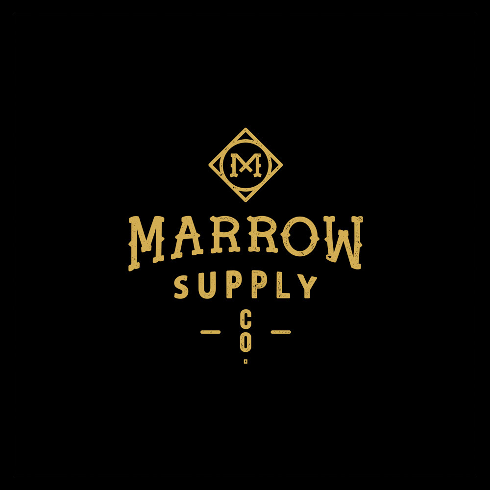 Marrow Supply co. Logo Design stuart smythe
