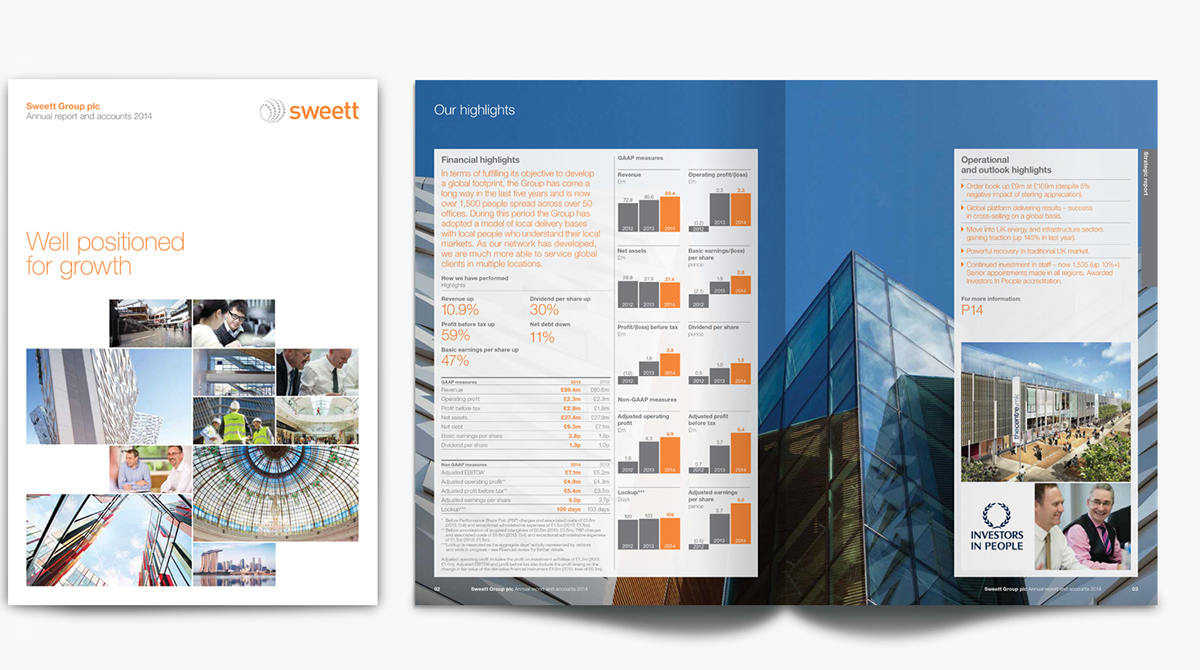 AIM annual reporting Sweett Group plc