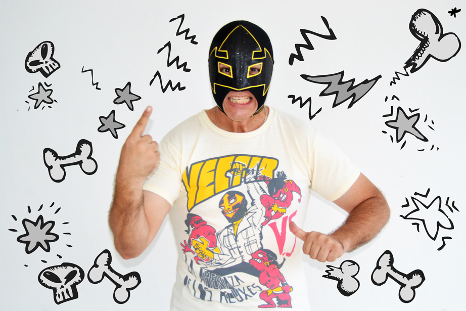 Santa la Lucha vector playeras lucha libre Wrestling tshirts tees estampados fashion collection Colección de moda
